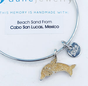 Mexico Dune Beach Sand Bangle - Dolphin