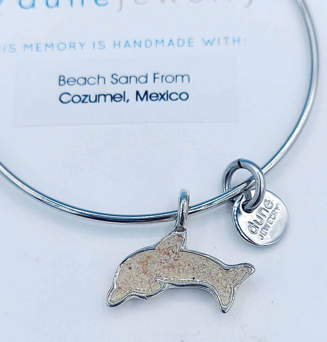 Mexico Dune Beach Sand Bangle - Dolphin