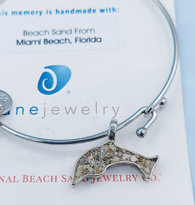 Mexico Dune Beach Sand Bangle - Dolphin