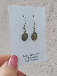 Sandrop Myrtle Beach Sand Earrings - Small