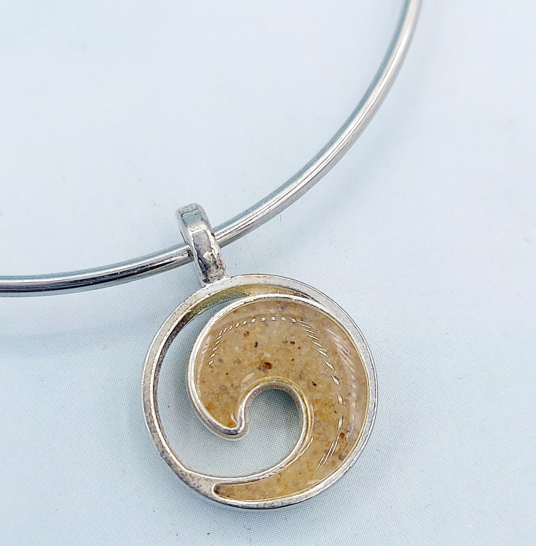 Chesapeake Beach VA Wave Dune Beach Sand Bangle