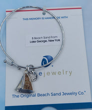 Load image into Gallery viewer, Lake George Sailboat Beach Sand Bangle
