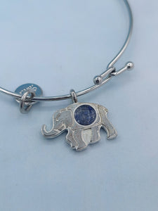 Sodalite - Dune Elephant Bangle Bracelet