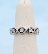 Load image into Gallery viewer, 1.20 Carat Infinity Style Diamond Band - 14K White Gold