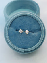 Load image into Gallery viewer, 1/2 Carat Moissanite Diamond Stud Earrings - 14K Yellow Gold