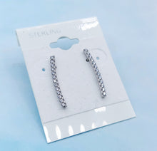 Load image into Gallery viewer, Long Bar Climber Stud - Sterling Silver