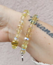 Load image into Gallery viewer, Yellow &amp; Blue Flower Bracelet - Marie&#39;s Stash Exclusive