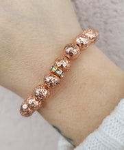Load image into Gallery viewer, Hammered Rose Gold  Bracelet - Sisco + Berluti
