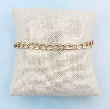 Load image into Gallery viewer, 7.5" Yellow Gold Curb Chain Bracelet - 10K