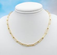 Load image into Gallery viewer, Adjustable Paperclip Link Necklace - Gold Filled