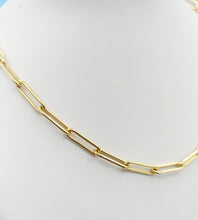 Load image into Gallery viewer, Adjustable Paperclip Link Necklace - Gold Filled