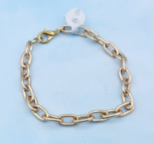 Load image into Gallery viewer, 8" Link Bracelet - Brass