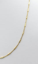 Load image into Gallery viewer, Sparkly Short Gold Necklace - Gold Plated Sterling Silver
