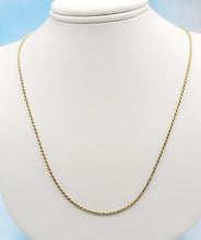 Load image into Gallery viewer, Gold Plated Rope Chain