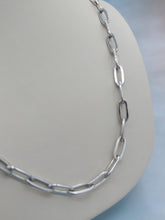 Load image into Gallery viewer, Heavy Paperclip Link Necklace - Sterling Silver
