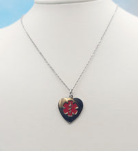 Load image into Gallery viewer, Medical Alert Heart Pendant &amp; Chain - Sterling Silver