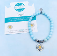 Load image into Gallery viewer, Enamel Daisy TJazelle H.E.L.P Charm Bracelet