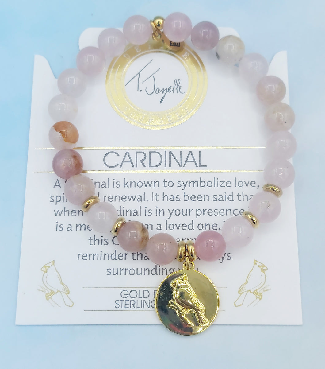 Cardinal Gold Charm Bracelet - TJazelle