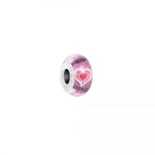 Load image into Gallery viewer, HEARTBEATS CHARM - with Murano and Dichroic Glass