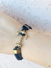 Load image into Gallery viewer, KJP Black Anchor Bracelet - Old Cartagena - Size Small