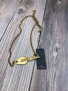 Ona Chan Jewelry Vintage Lock and Key Cuban Chain Necklaces Set