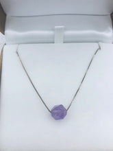 Load image into Gallery viewer, Amethyst Chunk -Sterling Silver Necklace