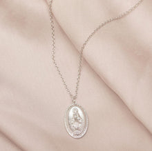 Load image into Gallery viewer, Mother Mary Charm Necklace - Sterling Silver