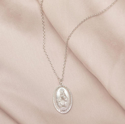 Mary Charm Mini Necklace