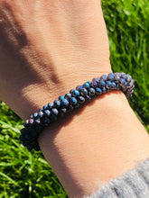 Load image into Gallery viewer, Blue Multi Color - Chunky Stretch Bracelet