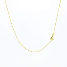 Load image into Gallery viewer, Lotus Balance Letter Necklace
