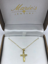 Load image into Gallery viewer, Gold Crucifix Necklace - 14K