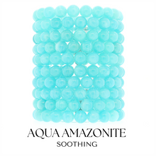 Load image into Gallery viewer, TJazelle Aqua Amazonite Soothing Stacker