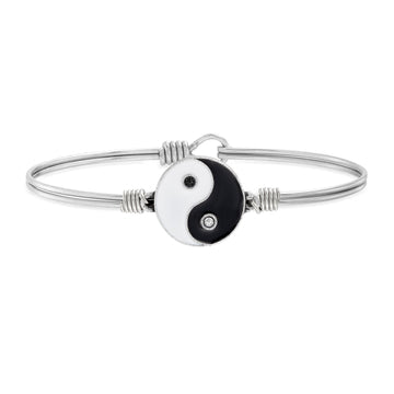 Black & White Yin/Yang Symbol Bracelet – Handcrafted Jewelry By Teri C