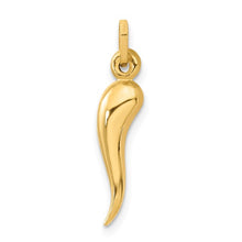 Load image into Gallery viewer, 14k Italian Horn Charm - Made in Italy