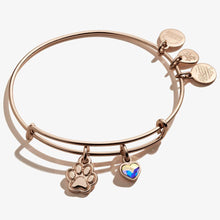 Load image into Gallery viewer, Paw Print Duo Charm Bracelet - Alex and Ani