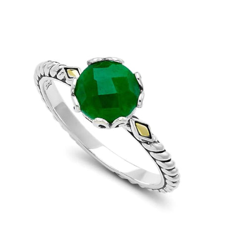 Emerald Glow Ring- May Birthstone