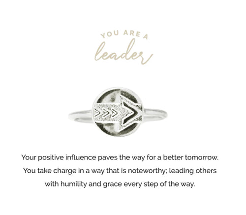 Leader- Silver Adjustable Ring