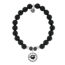 Load image into Gallery viewer, Paw Print Silver Charm Bracelet - TJazelle