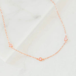 Milky Pink Dreams Layering Necklace