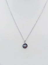 Load image into Gallery viewer, Petite Circle Evil Eye Necklace