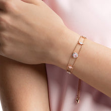 Load image into Gallery viewer, One Bracelet, Multi-colored, Rose-gold tone plated