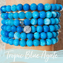 Load image into Gallery viewer, Good Vibes - Tropic Blue Stacker