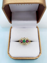 Load image into Gallery viewer, Trio of Royalty-14K Gold Ring