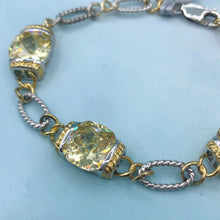 Load image into Gallery viewer, Citrine Bracelet - Sterling Silver