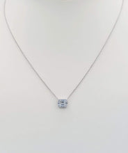 Load image into Gallery viewer, Diamond Emette Pendant- 14K White Gold