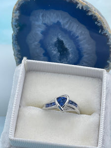 Intuitive Iolite Ring - 10K White Gold