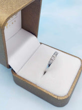 Load image into Gallery viewer, Five Stone Diamond Band - 14K White Gold