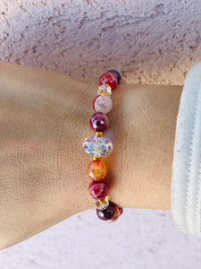 Erin - Mystic Red Striped Agate