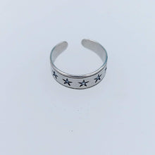 Load image into Gallery viewer, Star Toe Ring - Sterling Silver