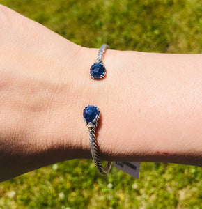 September- Sapphire Glow Bangle